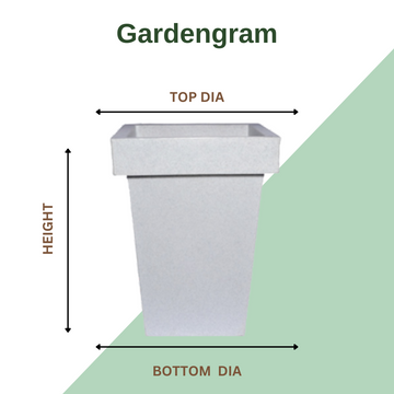 Tulip-shaped planter - size 50